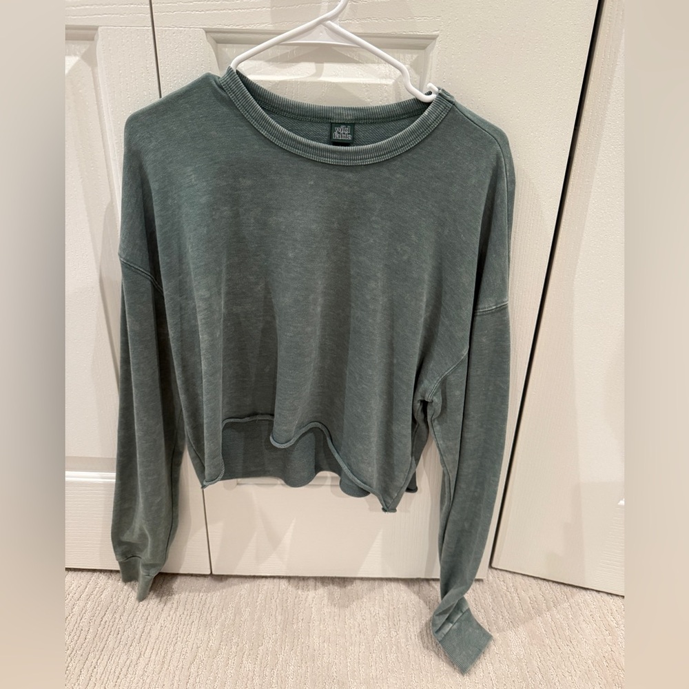 Wild Fable Women's Green Long Sleeve Top